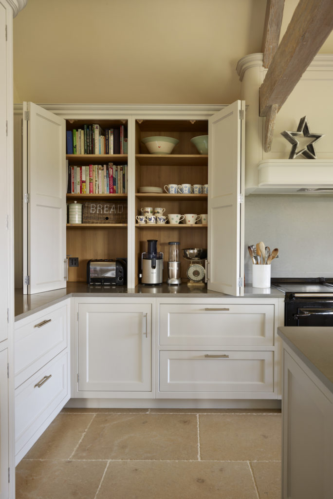 white kitchen drawer