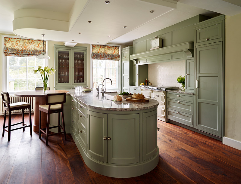 Inspiration For Curved Kitchens, How To Build A Curved Kitchen Island