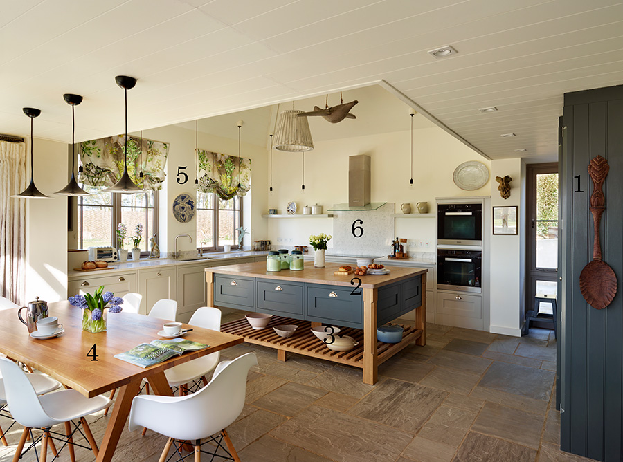 wood themed modern kitchen